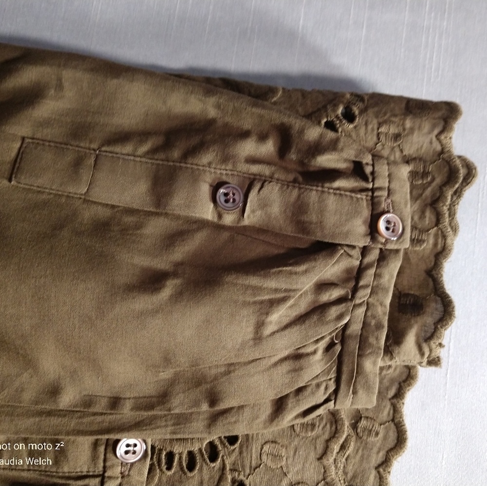 JCrew Olive Green blouse - Picture 7 of 7